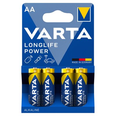 Obrázek Varta Longlife Power AA alkalické baterie 4 ks