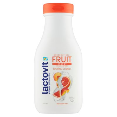 Obrázek Lactovit Fruit Energy broskev a grep sprchový gel 300ml