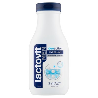 Obrázek Lactovit Men DeoAction Sprchový gel 300ml