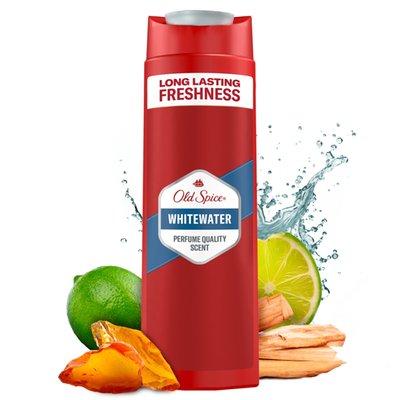 Obrázek Old Spice Whitewater 3 V 1 Přípravek Na Mytí, Sprchový Gel A Šampon Pro Muže, 400ml