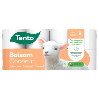 Obrázek Tento Balsam Coconut toaletní papír 3 vrstvy 8 rolí