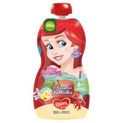 Obrázek Hami Disney Princess ovocná kapsička Jablíčko 110g, 6+