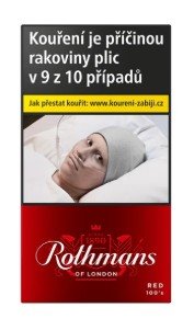 Obrázek Rothmans of London Red 100´s