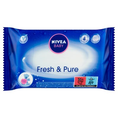 Obrázek Nivea Baby Fresh&Pure čisticí ubrousky 63ks