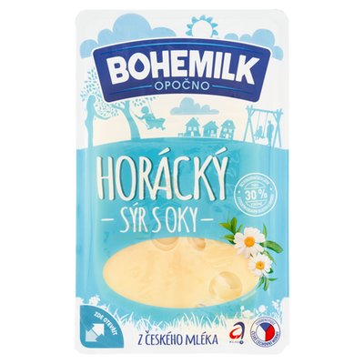 Obrázek Bohemilk Horácký sýr s oky plátky 100g
