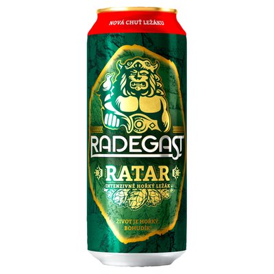 Obrázek Radegast Ratar pivo ležák světlý 500ml