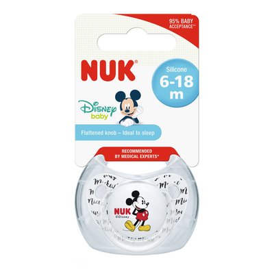 Obrázek NUK Silikonový dudlík DISNEY MICKEY (6-18m.) BOX