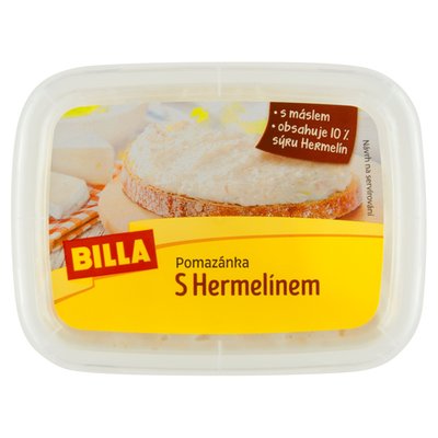 Obrázek BILLA GAS POMAZÁNKA S HERMELÍNEM 135G