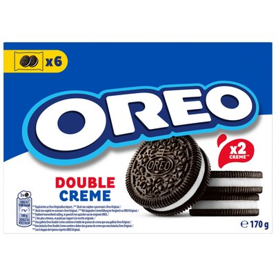 Obrázek Oreo sušenky Double Creme s dvojitou vanilkovou náplní 170g