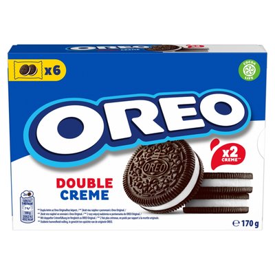 Obrázek Oreo Sušenky Double Creme S Dvojitou Vanilkovou Náplní 170g