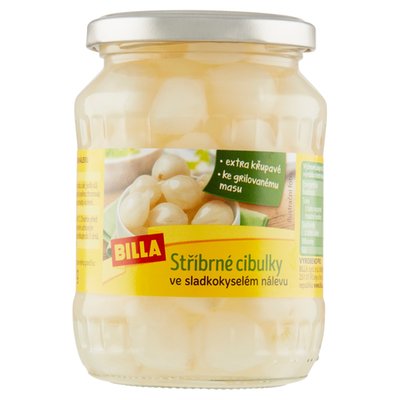 Obrázek X BILLA STRIBRNE CIBULKY 320G