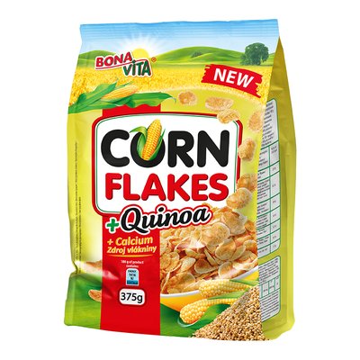 Obrázek Corn flakes + 15% quinoa 375g