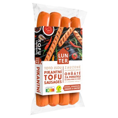 Obrázek Lunter Tofu sausages pikantní 200g