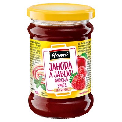 Obrázek Hamé Jahoda a jablko ovocná směs 300g