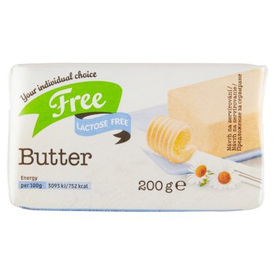 Obrázek Free lactose free Máslo 200g