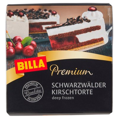 Obrázek BILLA Premium Schwarzwaldský višňový dort hluboce zmrazený 800g