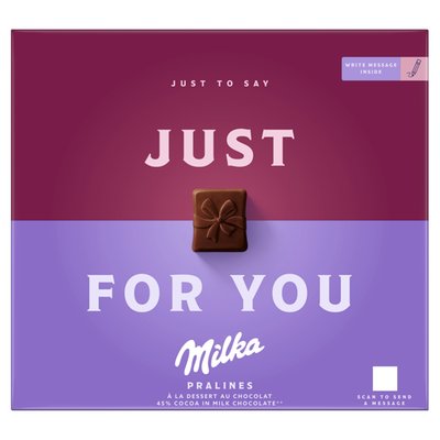 Obrázek Milka Bonboniéra Just For You, Kakaová Náplň 110g