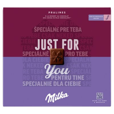 Obrázek Milka bonboniéra Just For You, kakaová náplň 110g