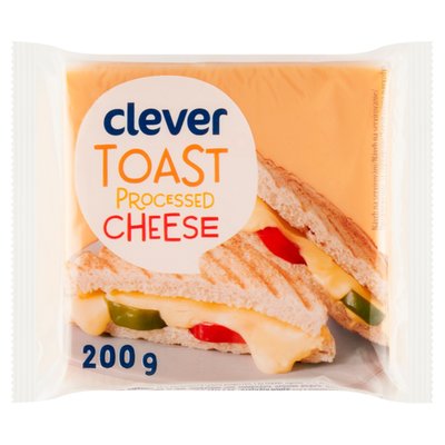 Obrázek clever Toast tavený sýrový výrobek plátky 200g