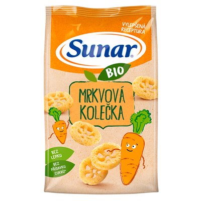 Obrázek Sunar BIO mrkvová kolečka 45g