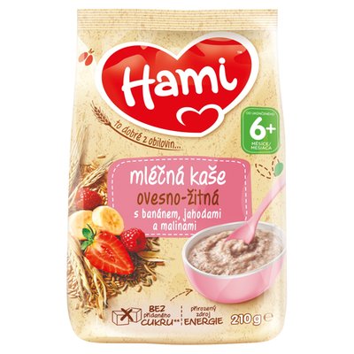 Obrázek E-HAMI ML.KASE OVESNO-ZITNA BAN.JAH.210G