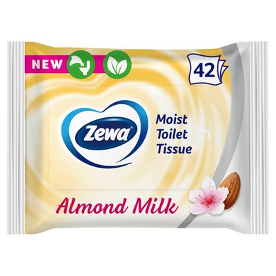 Obrázek Zewa Almond Milk vlhčený toaletní papír 42 ks