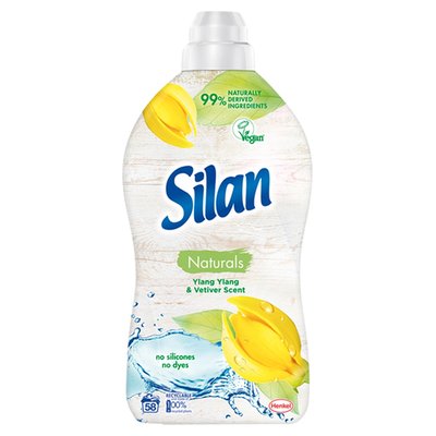 Obrázek Silan aviváž Naturals Ylang Ylang & Vetiver 58 praní 1450ml
