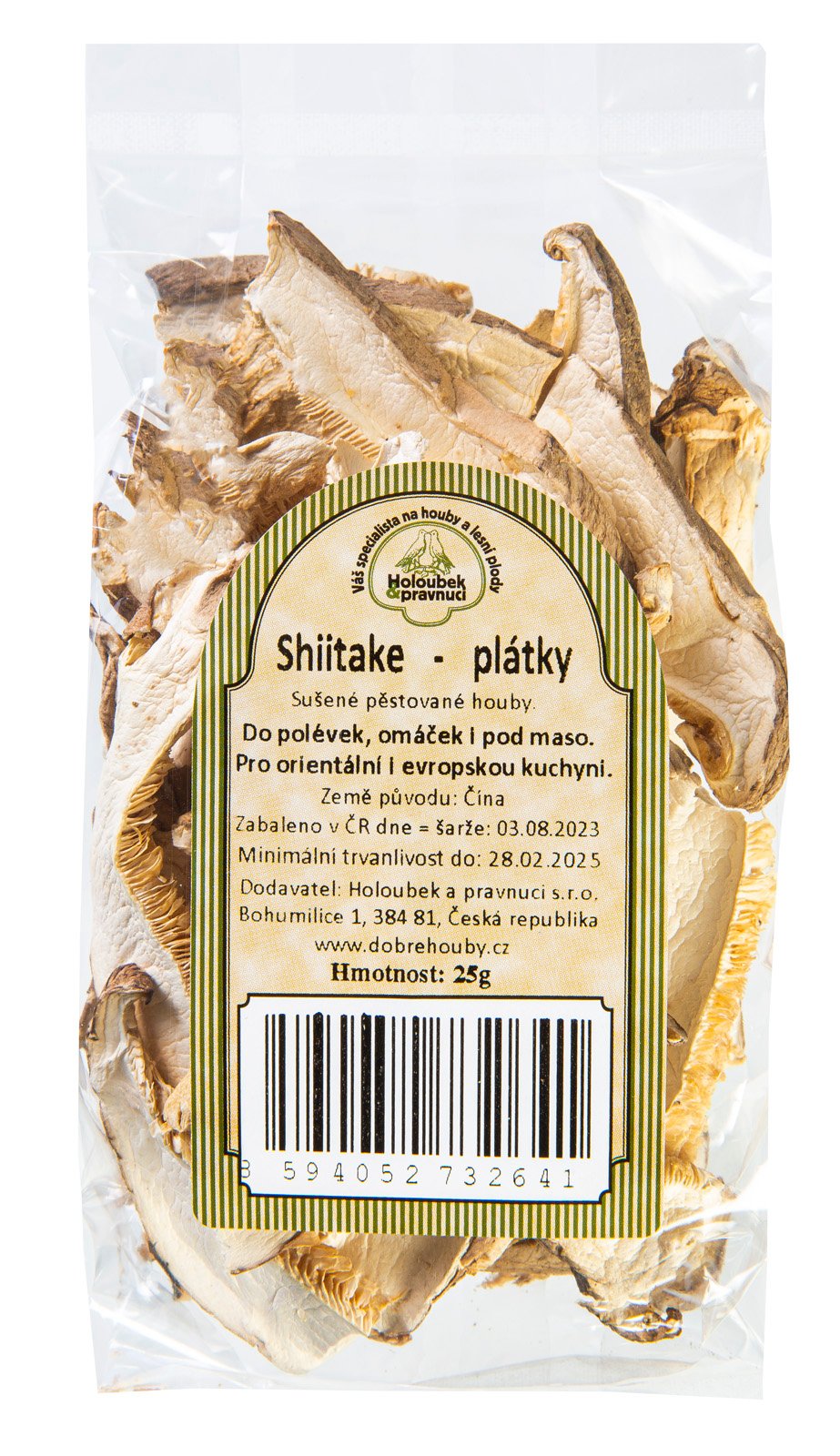 Shiitake sušené 25g | BILLA e-shop