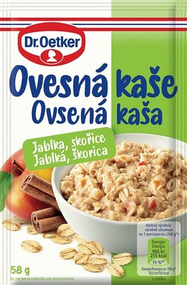 Obrázek Dr. Oetker Ovesná kaše jablko, skořice 58g