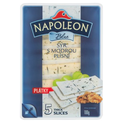 Obrázek Napoleon Blue sýr s modrou plísní plátky 100g