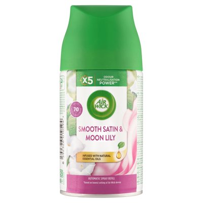 Obrázek Air Wick Freshmatic Náplň do osvěžovače vzduchu jemný satén a měsíční lilie 250ml
