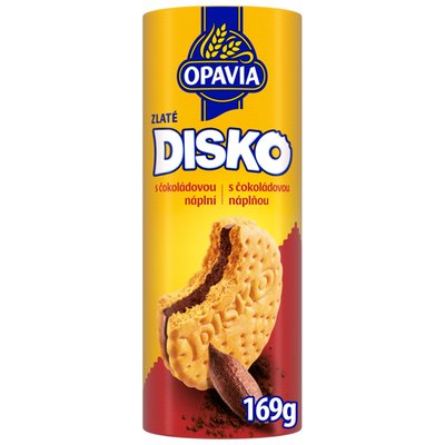 Obrázek Opavia sušenky Disko čokoládová náplň 169g