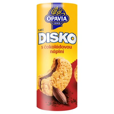 Obrázek Opavia sušenky Disko čokoládová náplň 169g