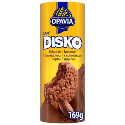 Obrázek Opavia sušenky Disko kakaové čokoládová náplň 169g