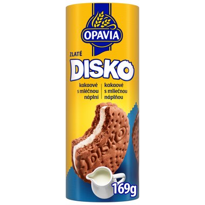 Obrázek Opavia Disko kakaové s mléčnou náplní Sušenky Balení 169 g