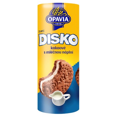 Obrázek Opavia sušenky Disko kakaové mléčná náplň 169g