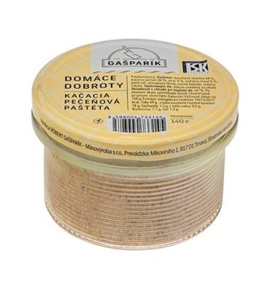 Obrázek Kachní játrová paštika 140 g