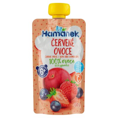 Obrázek Hamánek 100% ovoce, Červené ovoce 100g