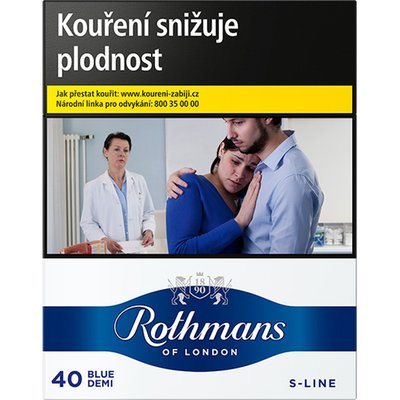 Obrázek Bat Rothmans 40 Blue S Line