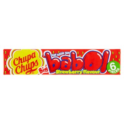 Obrázek Chupa Chups Big Babol Strawberry žvýkačky 27,6g