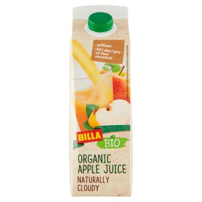 Obrázek BILLA ORGANIC APPLE JUICE 1L