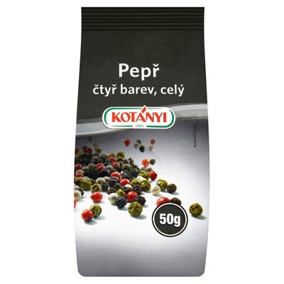 Obrázek Kotányi Pepř čtyř barev celý 50g