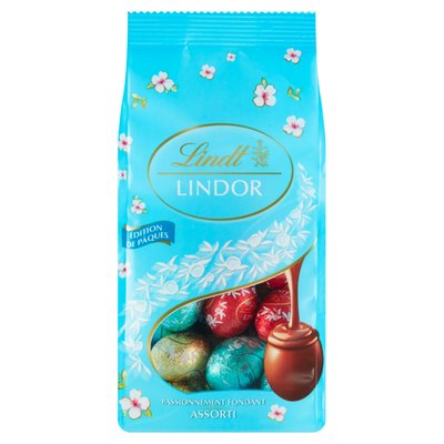 Obrázek Lindt Lindor Mléčná, hořká a bílá čokoláda s jemnou náplní 180g