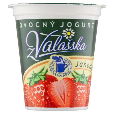 Obrázek Mlékárna Valašské Meziříčí Ovocný jogurt jahoda 150g