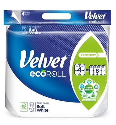 Obrázek Toaletní papír Velvet White 3vr