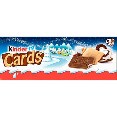 Obrázek Kinder Cards 128g