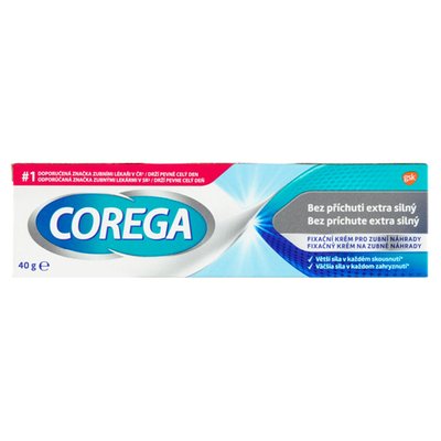 Obrázek Corega Fixační krém Original extra silný pro pevnou fixaci zubní náhrady, bez příchuti, 40g