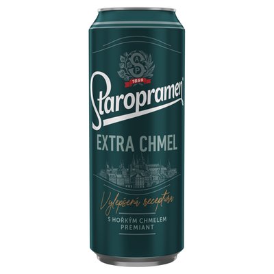 Obrázek Staropramen Extra chmel pivo ležák světlý 0,5l