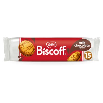 Obrázek Lotus Biscoff Karamelizované sušenky spojené náplní s příchutí mléčné čokolády 150g