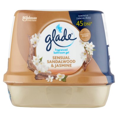 Obrázek Glade Sensual Sandalwood & Jasmine vonný gel do koupelny 180g